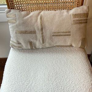 West elm Jute & Cotton pillow